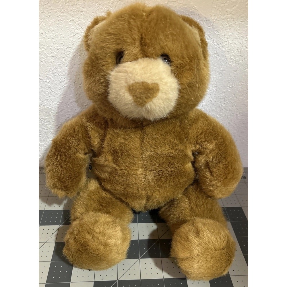 1997 Build A Bear Lil Cub Butterscotch Classic Teddy Plush Stuffed Animal 14"